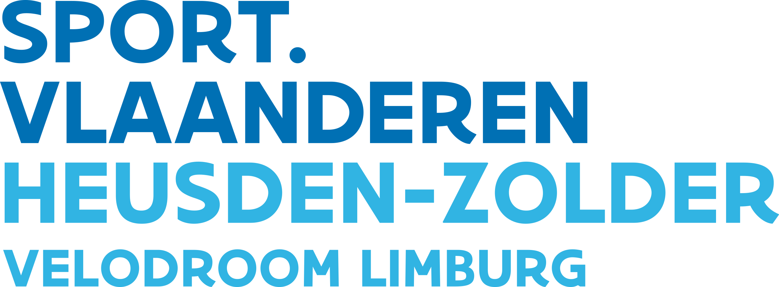 Logo Sport Vlaanderen Groepsinitiaties wielerpiste