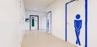 Sport Vlaanderen Brasschaat gang toiletten