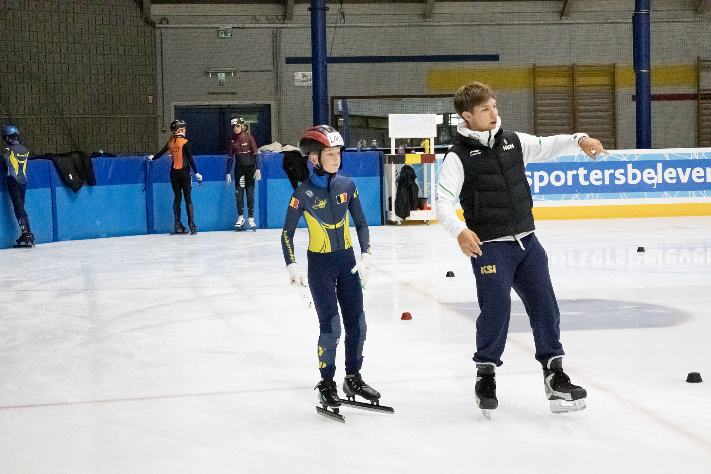 Sfeerbeelden Shorttrack schaatsen