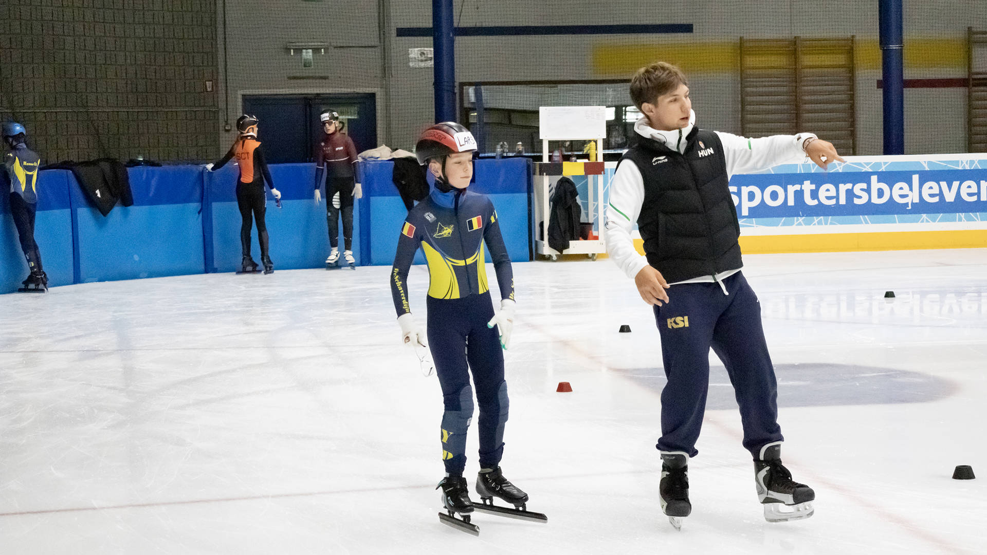 Sfeerbeelden Shorttrack schaatsen