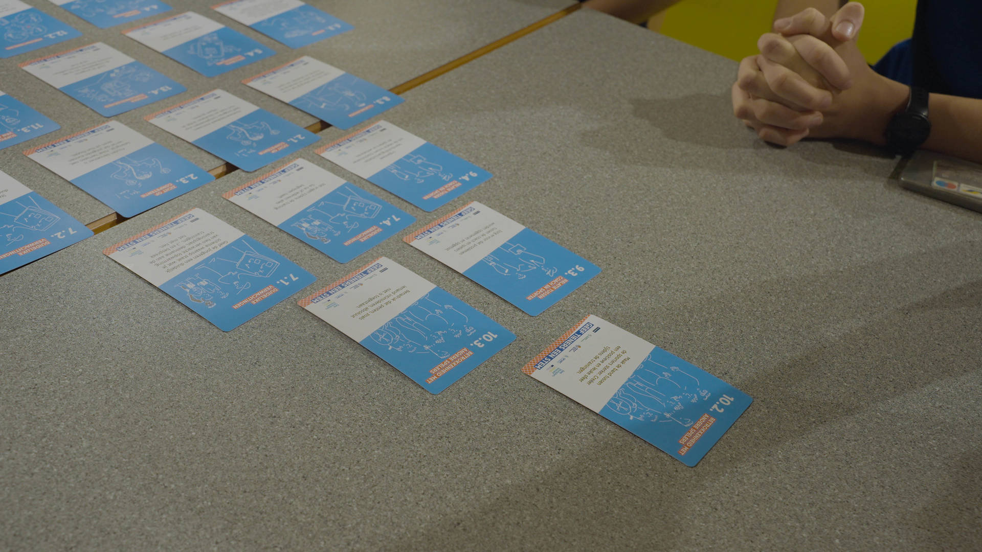 Kaartspel als onderdeel van de campagne Geef tieners een stem. Doel van het spel is om jongeren meer te betrekken bij de clubwerking. Ons gedacht is opvolger van Keep youngsters involved.