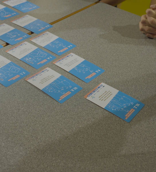 Kaartspel als onderdeel van de campagne Geef tieners een stem. Doel van het spel is om jongeren meer te betrekken bij de clubwerking. Ons gedacht is opvolger van Keep youngsters involved.