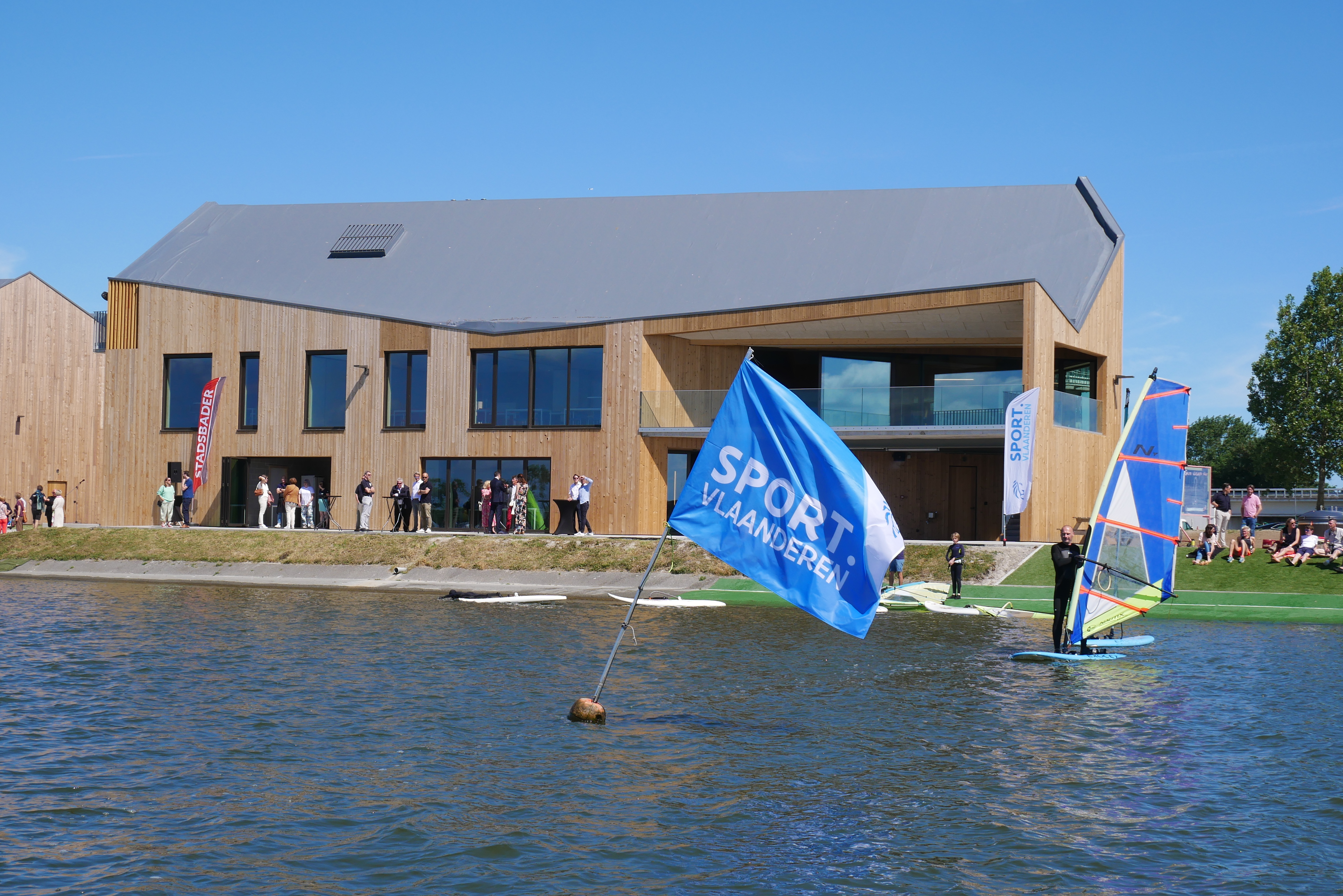 Algemeen beeld van infrastructuur van Sport Vlaanderen Nieuwpoort