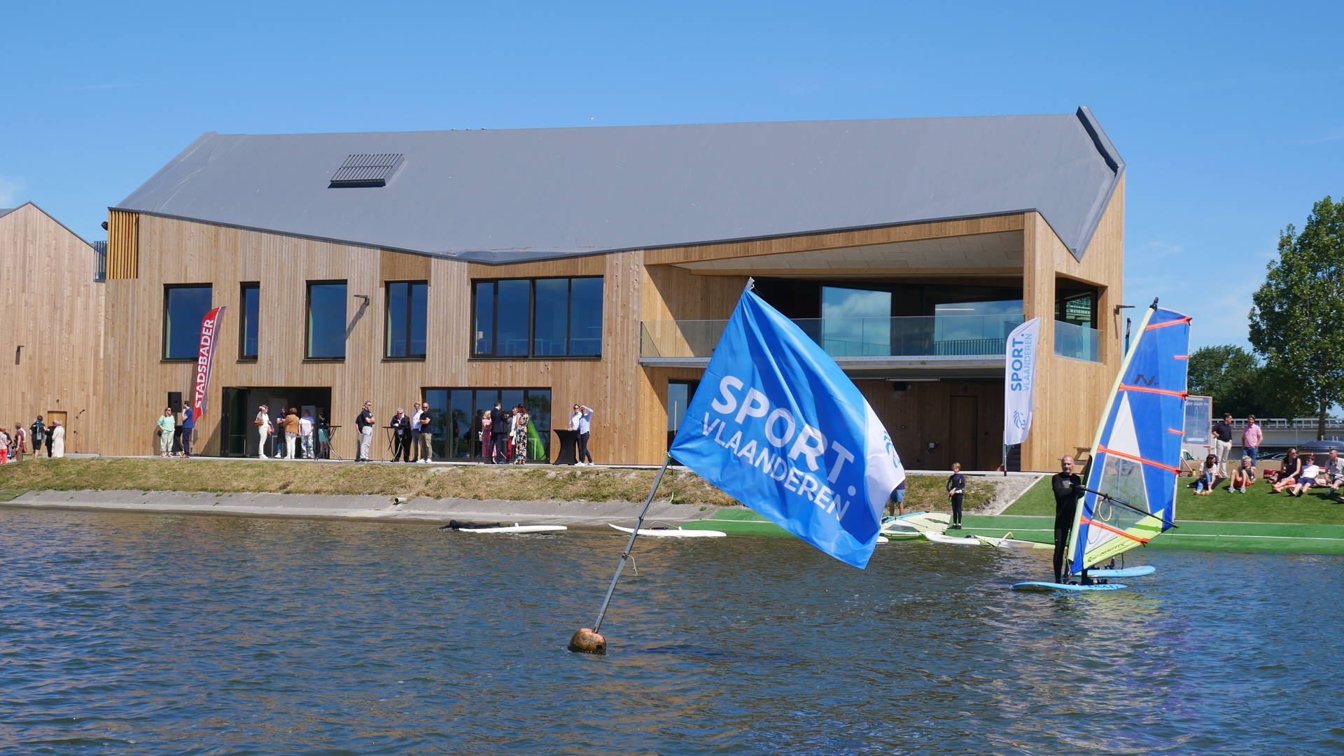 Algemeen beeld van infrastructuur van Sport Vlaanderen Nieuwpoort