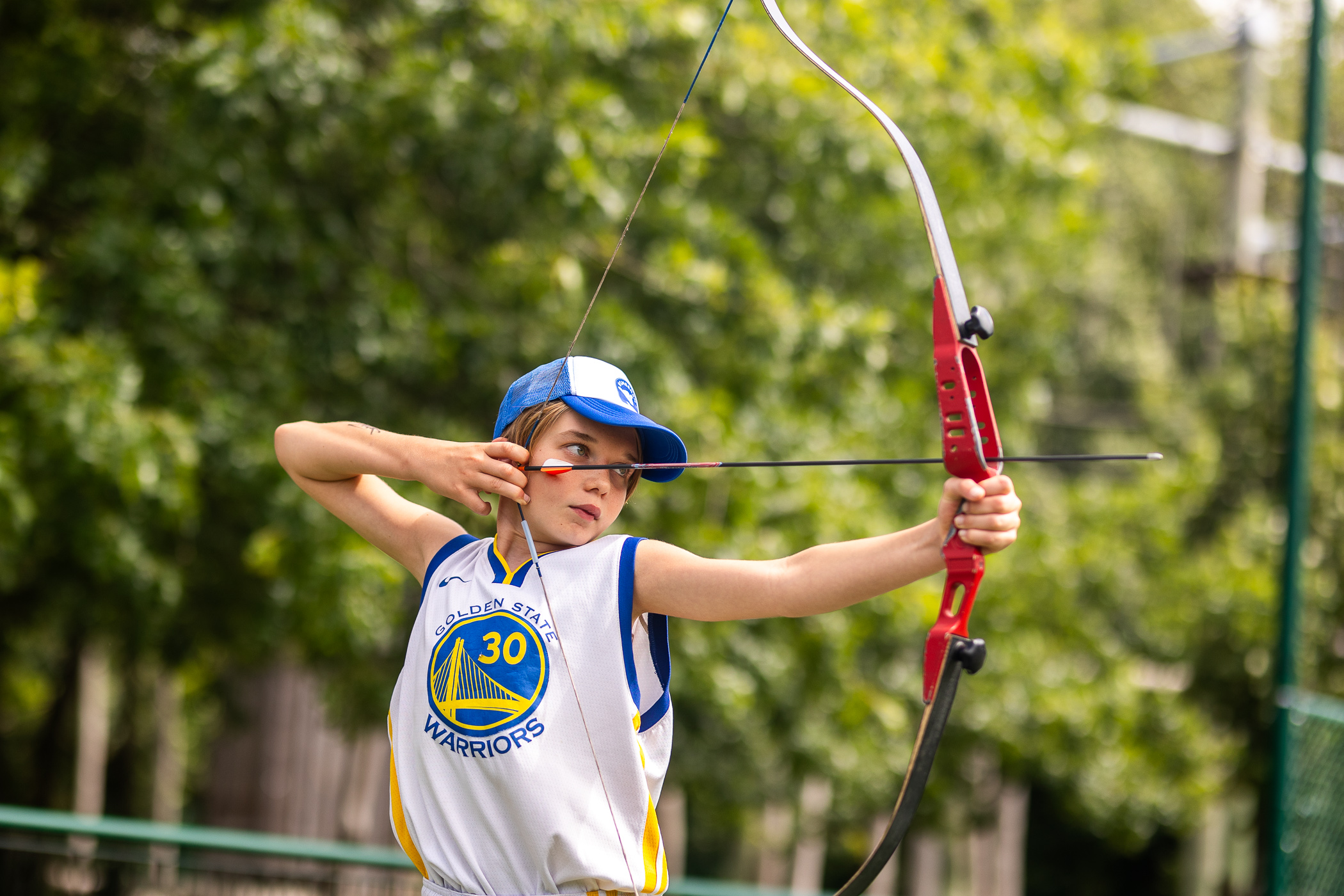 Zomershoot tijdens  de sportkampen