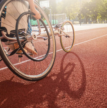 Rolstoel voor rolstoelatletiek
