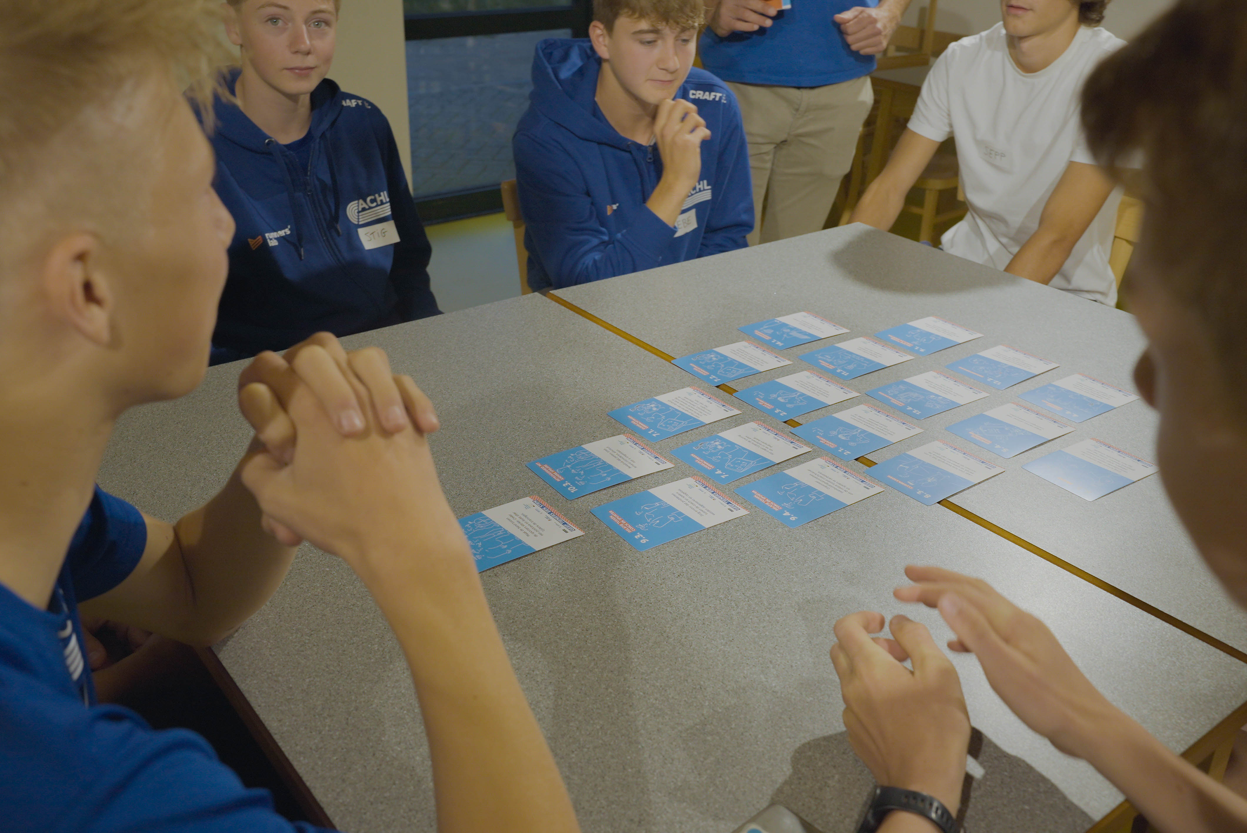 Kaartspel als onderdeel van de campagne Geef tieners een stem. Doel van het spel is om jongeren meer te betrekken bij de clubwerking. Ons gedacht is opvolger van Keep youngsters involved.