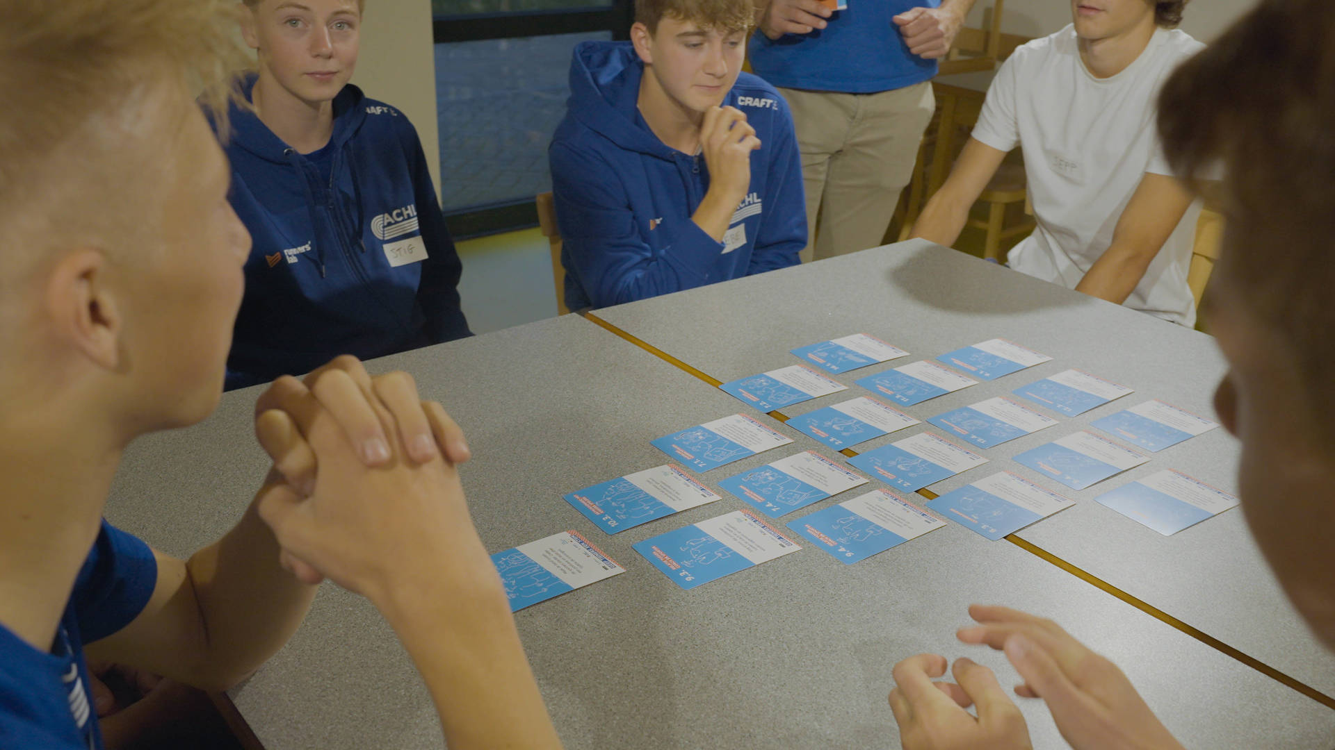 Kaartspel als onderdeel van de campagne Geef tieners een stem. Doel van het spel is om jongeren meer te betrekken bij de clubwerking. Ons gedacht is opvolger van Keep youngsters involved.