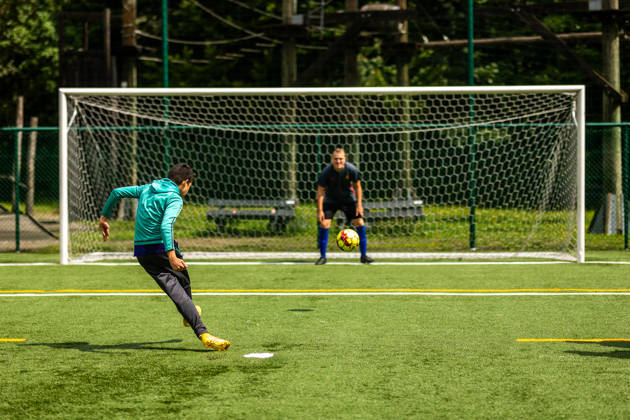 Zomershoot tijdens de sportkampen