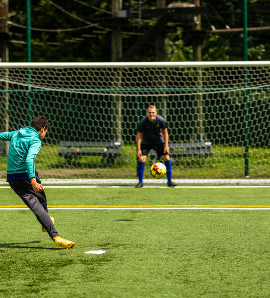 Zomershoot tijdens de sportkampen