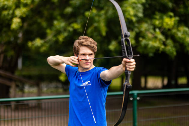 Zomershoot tijdens de sportkampen