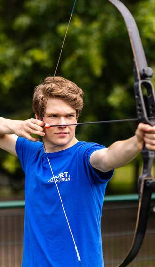 Zomershoot tijdens de sportkampen