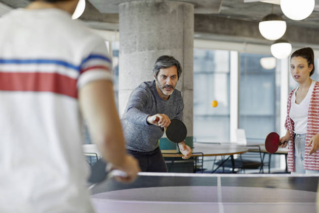 Dubbelspel tafeltennis