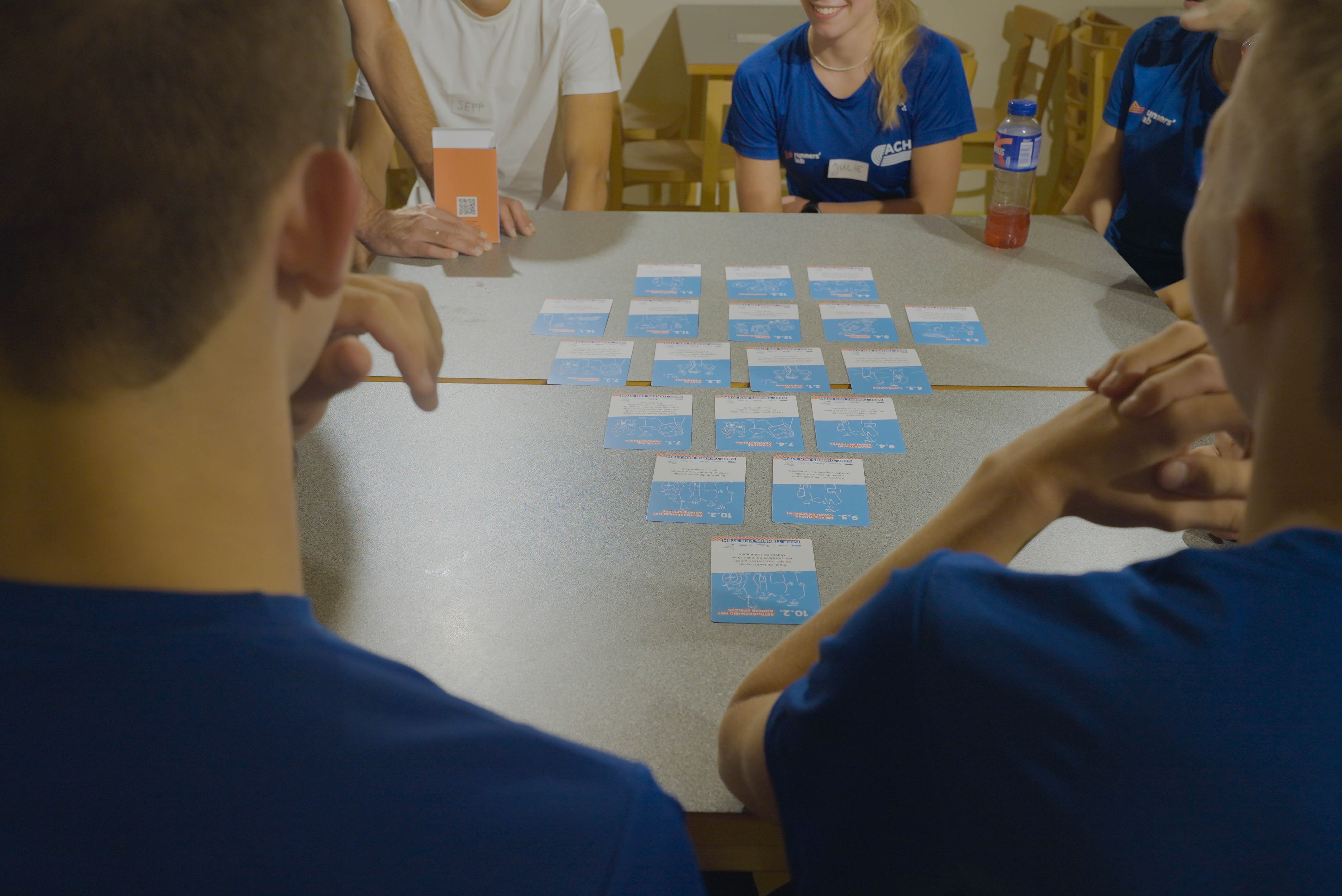 Kaartspel als onderdeel van de campagne Geef tieners een stem. Doel van het spel is om jongeren meer te betrekken bij de clubwerking. Ons gedacht is opvolger van Keep youngsters involved.