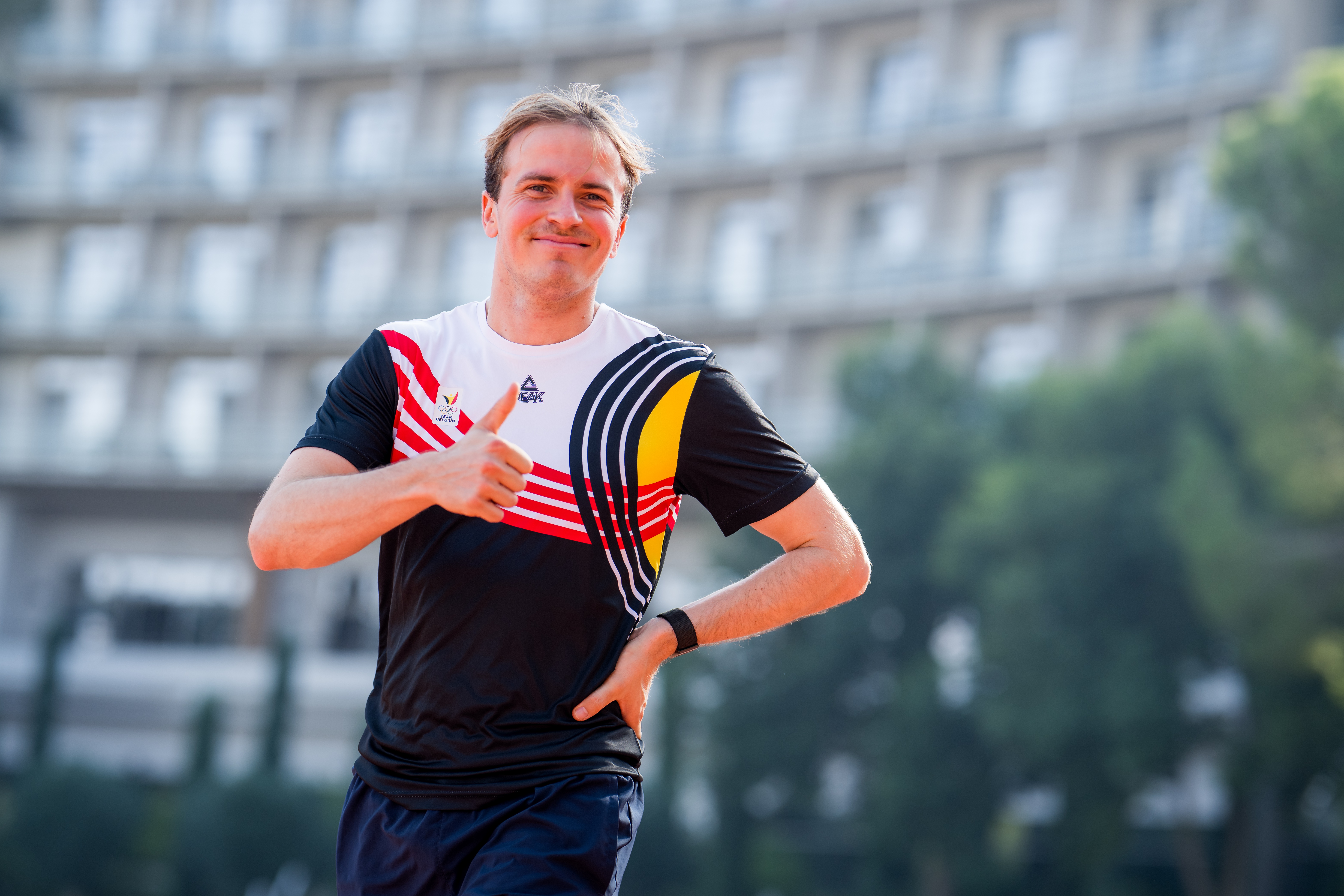 Athlete Simon Verherstraeten pictured during the annual stage of Team Belgium organized by the BOIC-COIB Belgian Olympic Committee, in Belek, Turkey, Saturday 22 November 2025. The camp takes place from 19 to 26 November and focuses on the initial preparations for the 2028 Olympic Games in Los Angeles. BELGA PHOTO JASPER JACOBS