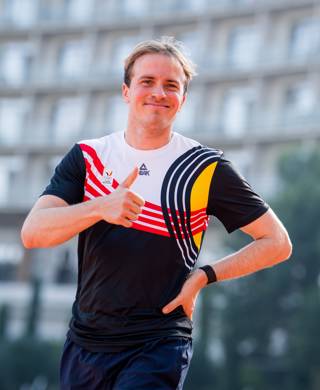 Athlete Simon Verherstraeten pictured during the annual stage of Team Belgium organized by the BOIC-COIB Belgian Olympic Committee, in Belek, Turkey, Saturday 22 November 2025. The camp takes place from 19 to 26 November and focuses on the initial preparations for the 2028 Olympic Games in Los Angeles. BELGA PHOTO JASPER JACOBS