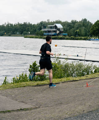In Willebroek kan je als teambuilding een bedrijfstriatlon organiseren.