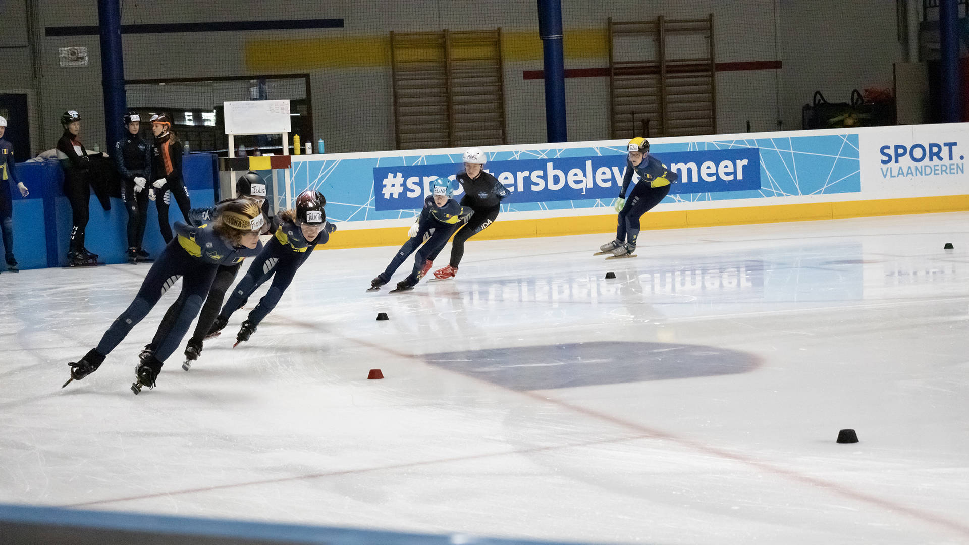 Sfeerbeelden Shorttrack schaatsen