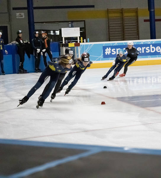 Sfeerbeelden Shorttrack schaatsen