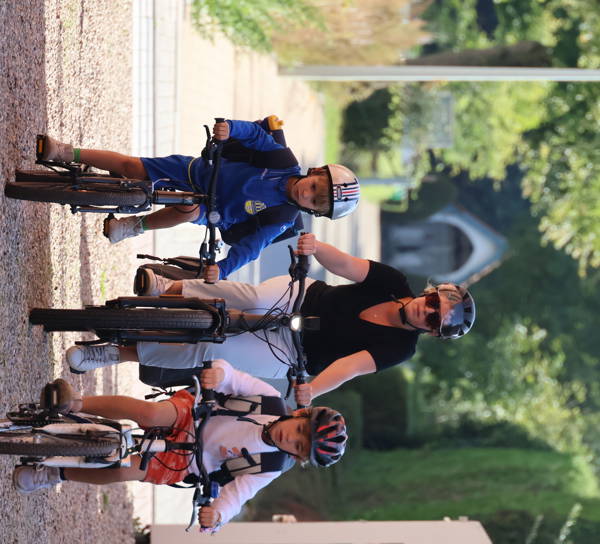 Multimove thuis en omgeving met de fiets naar school tijdens de Strapdag Octopusplan.