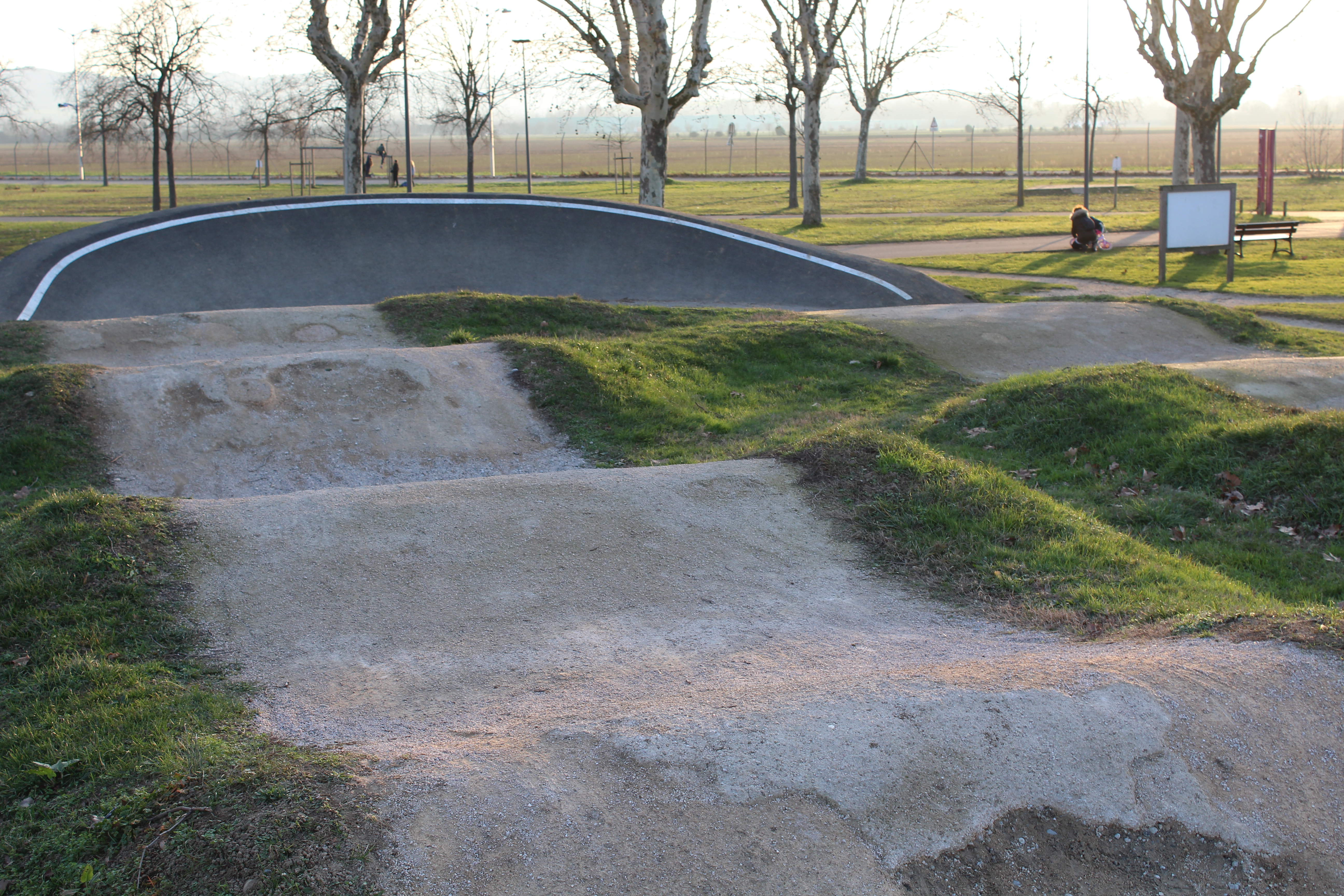 BMX parcours - pumptrack