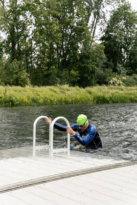 In Willebroek kan je als teambuilding een bedrijfstriatlon organiseren.