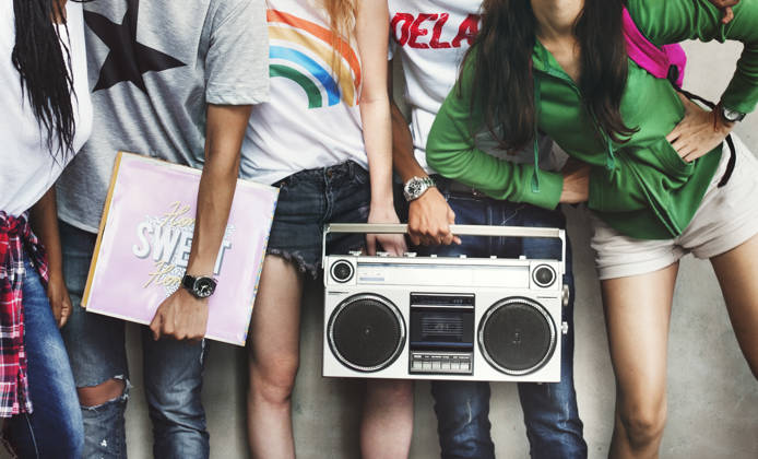 Teenagers Lifestyle Casual Culture Youth Style Concept