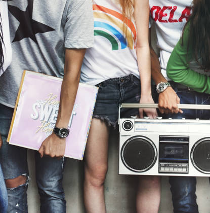 Teenagers Lifestyle Casual Culture Youth Style Concept