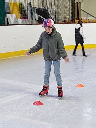 schaatsen met Shania