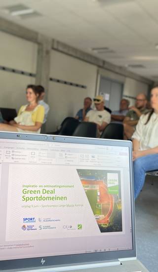 tweede inspiratiedag Grean Deal Sportdomeinen