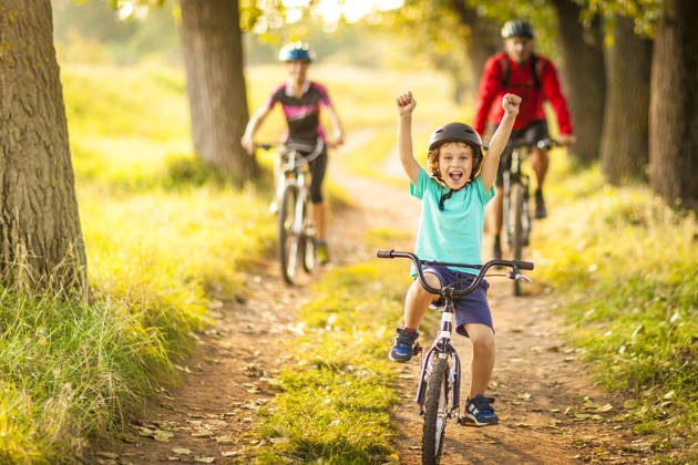 Gezin sport ouder familie