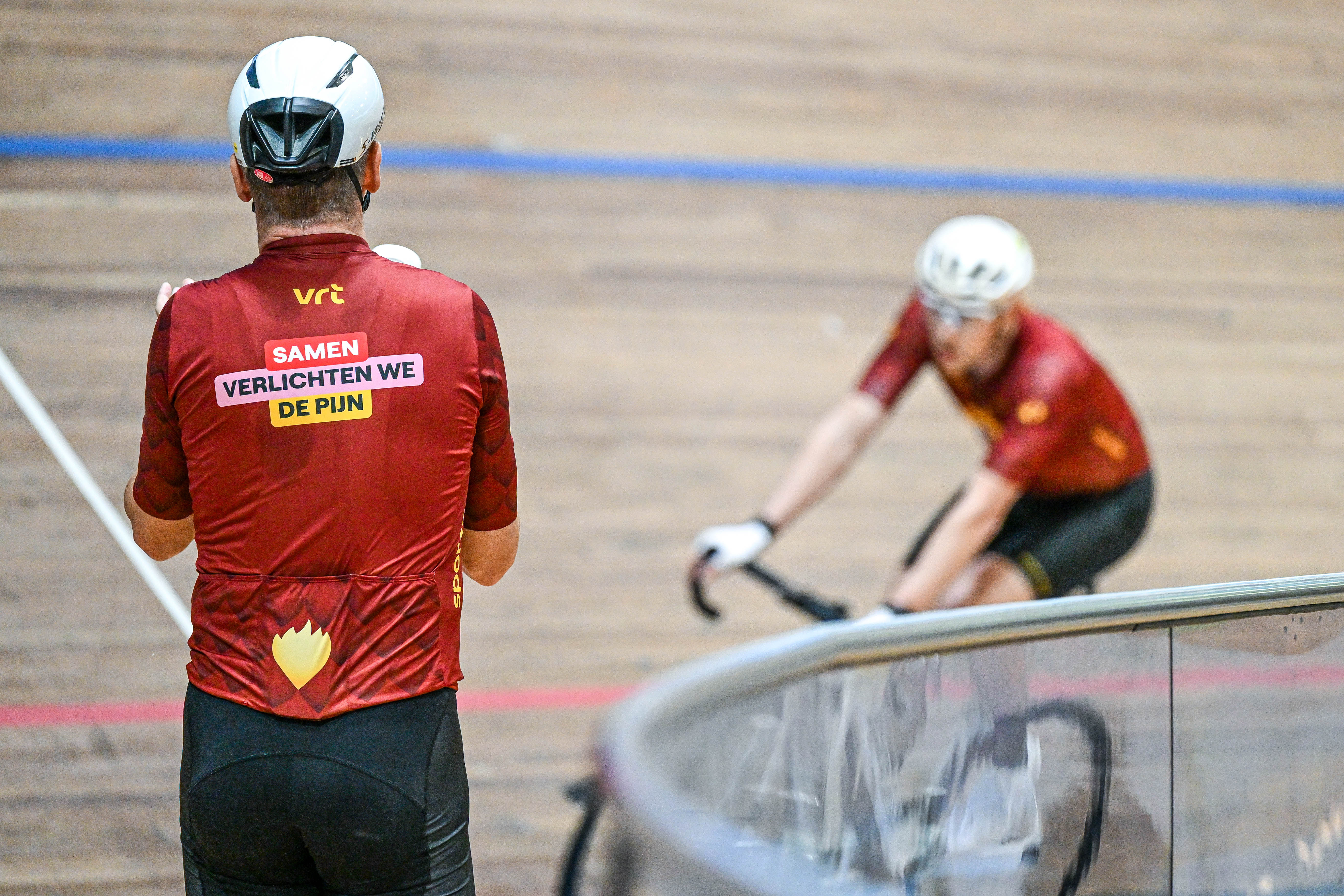pictured during “ De Warmste 24 uur van Bavo “ ,  on  Sunday 14 December 2025  in Gent , Belgium . PHOTO SPORTPIX | Stijn Audooren