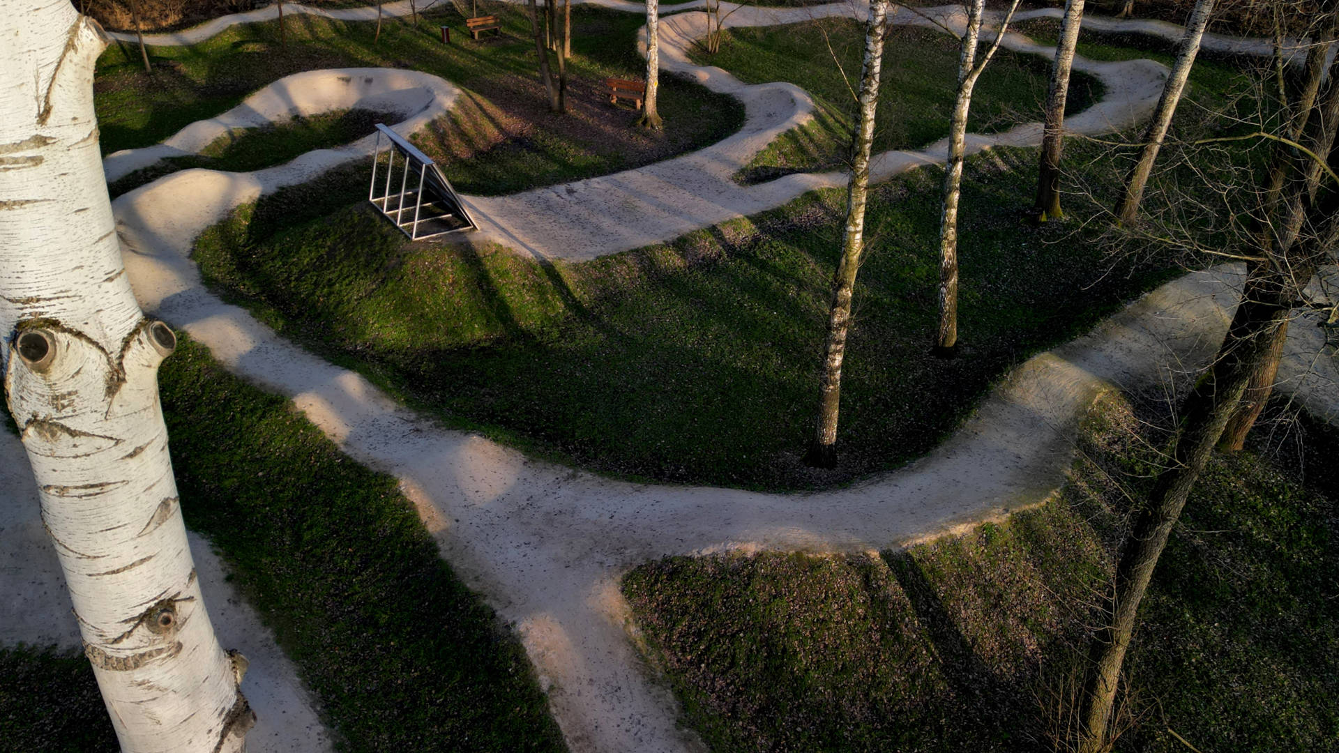 BMX parcours - pumptrack