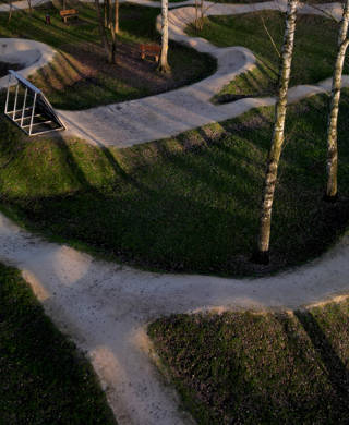 BMX parcours - pumptrack