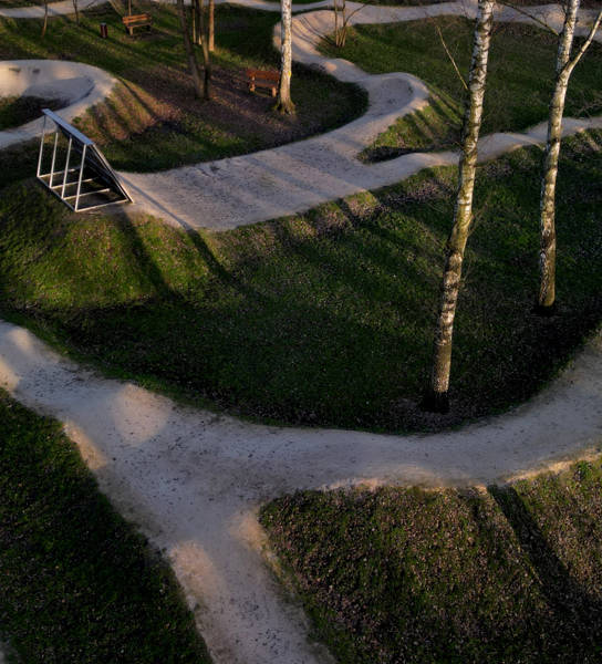 BMX parcours - pumptrack