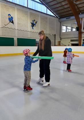 Schaatsen met Shania