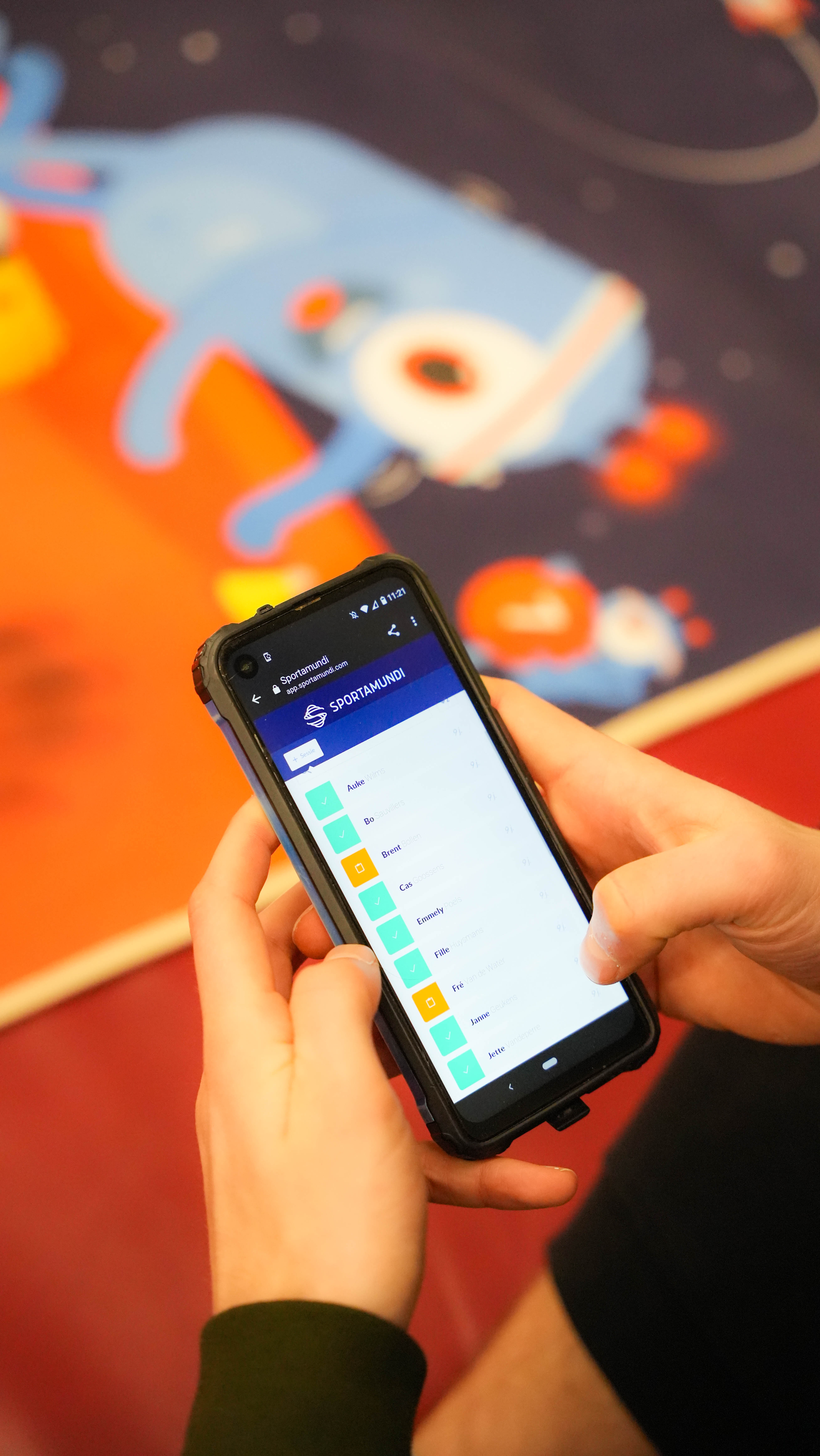 Sportkompas testafname verschillende proeven