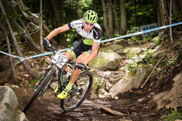 Mont Ste-Anne, Québec, Canada - August 10: Cross Country Men Elite, SUI - LITSCHER Thomas, UCI World Cup on Aug. 10, 2013