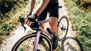 Gravelbike in veld