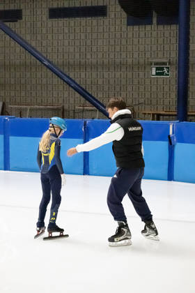 Sfeerbeelden Shorttrack schaatsen