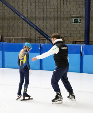 Sfeerbeelden Shorttrack schaatsen