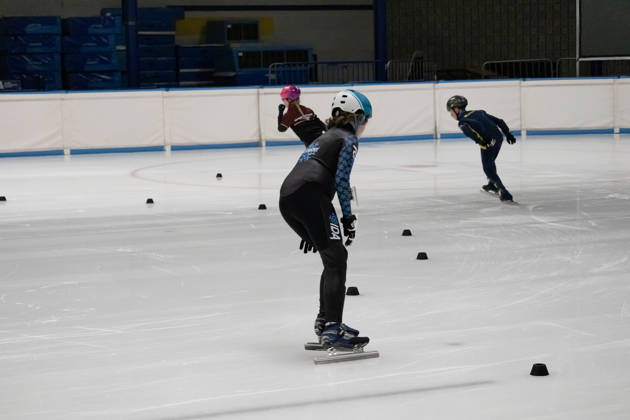 Sfeerbeelden Shorttrack schaatsen