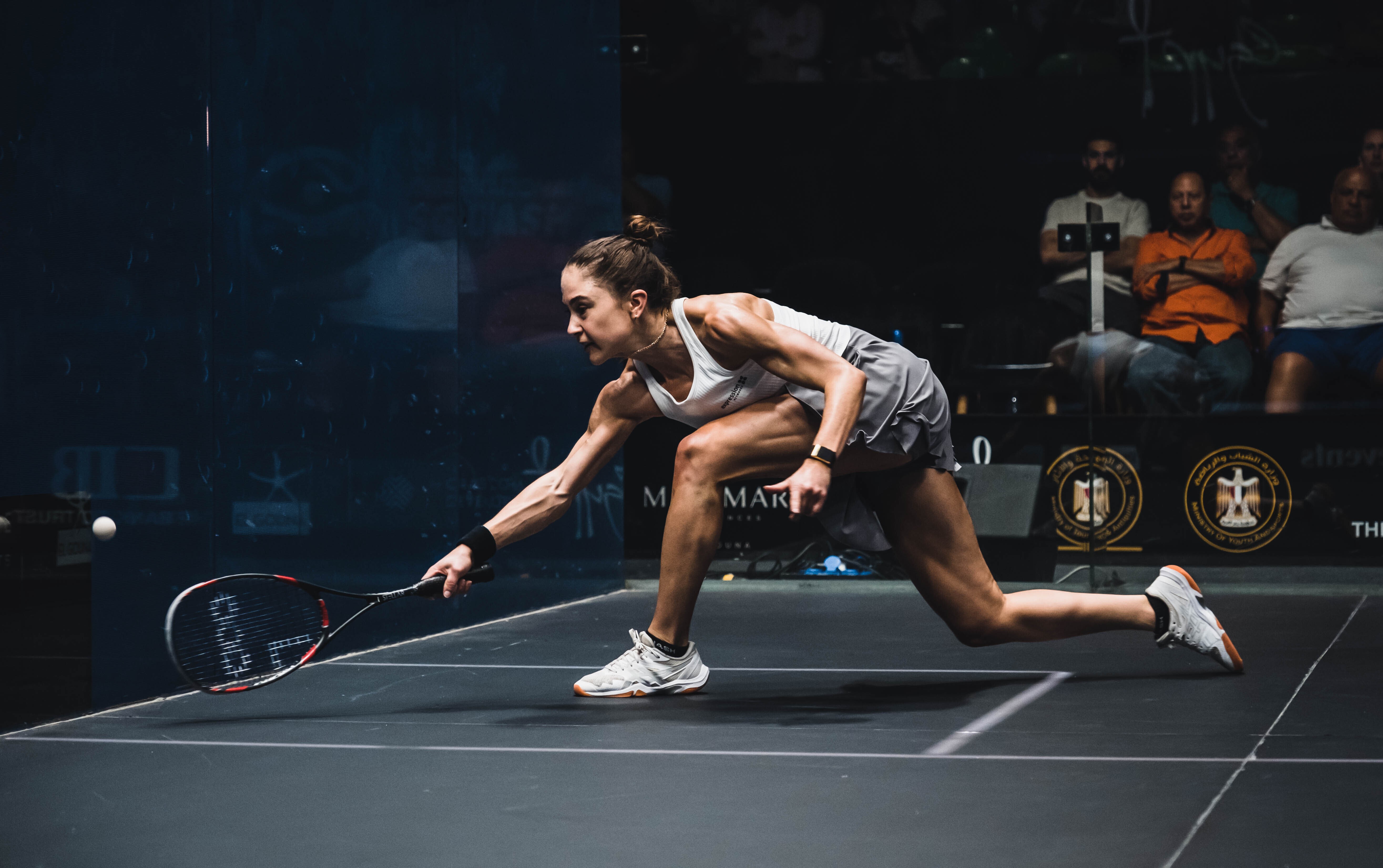 ATTENTION EDITORS - HANDOUT PICTURES - EDITORIAL USE WITH Nele Gilis ONLY - MANDATORY CREDIT SQUASH VLAANDEREN

Handout pictures released on Friday 02 June 2023, by Squash Vlaanderen shows Belgian Squash athlete Nele Gilis, who won the semi-final of the El Gouna International squash tournament. After this win, Gilis will play the final against the Egyptian Nouran Gohar.

*** Belga and Belga Editorial Board decline all responsibility regarding the content of this picture. ***
BELGA PHOTO HAND OUT SQUASH VLAANDEREN