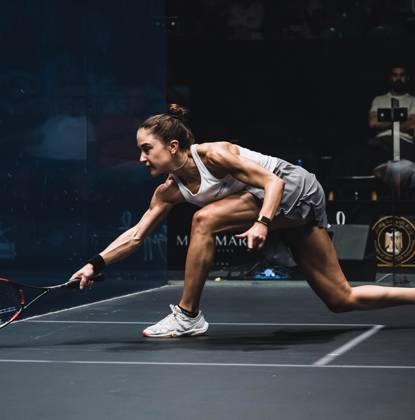 ATTENTION EDITORS - HANDOUT PICTURES - EDITORIAL USE WITH Nele Gilis ONLY - MANDATORY CREDIT SQUASH VLAANDEREN
Handout pictures released on Friday 02 June 2023, by Squash Vlaanderen shows Belgian Squash athlete Nele Gilis, who won the semi-final of the El Gouna International squash tournament. After this win, Gilis will play the final against the Egyptian Nouran Gohar.
*** Belga and Belga Editorial Board decline all responsibility regarding the content of this picture. ***
BELGA PHOTO HAND OUT SQUASH VLAANDEREN