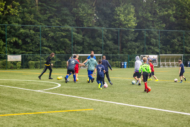 Zomershoot tijdens de sportkampen