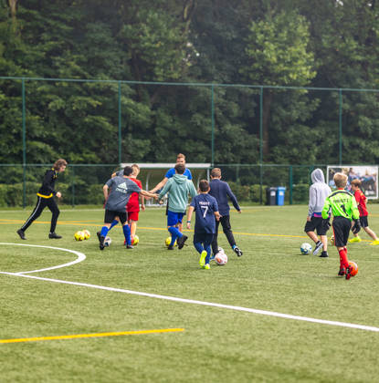 Zomershoot tijdens  de sportkampen