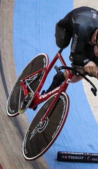 16.07.2022; Grenchen; Paracycling - world hour record attempts;.Ewoud Vromant (leg amputation) during his hour world record attempt at the Grenchen Velodrome. .(Urs Lindt/freshfocus).