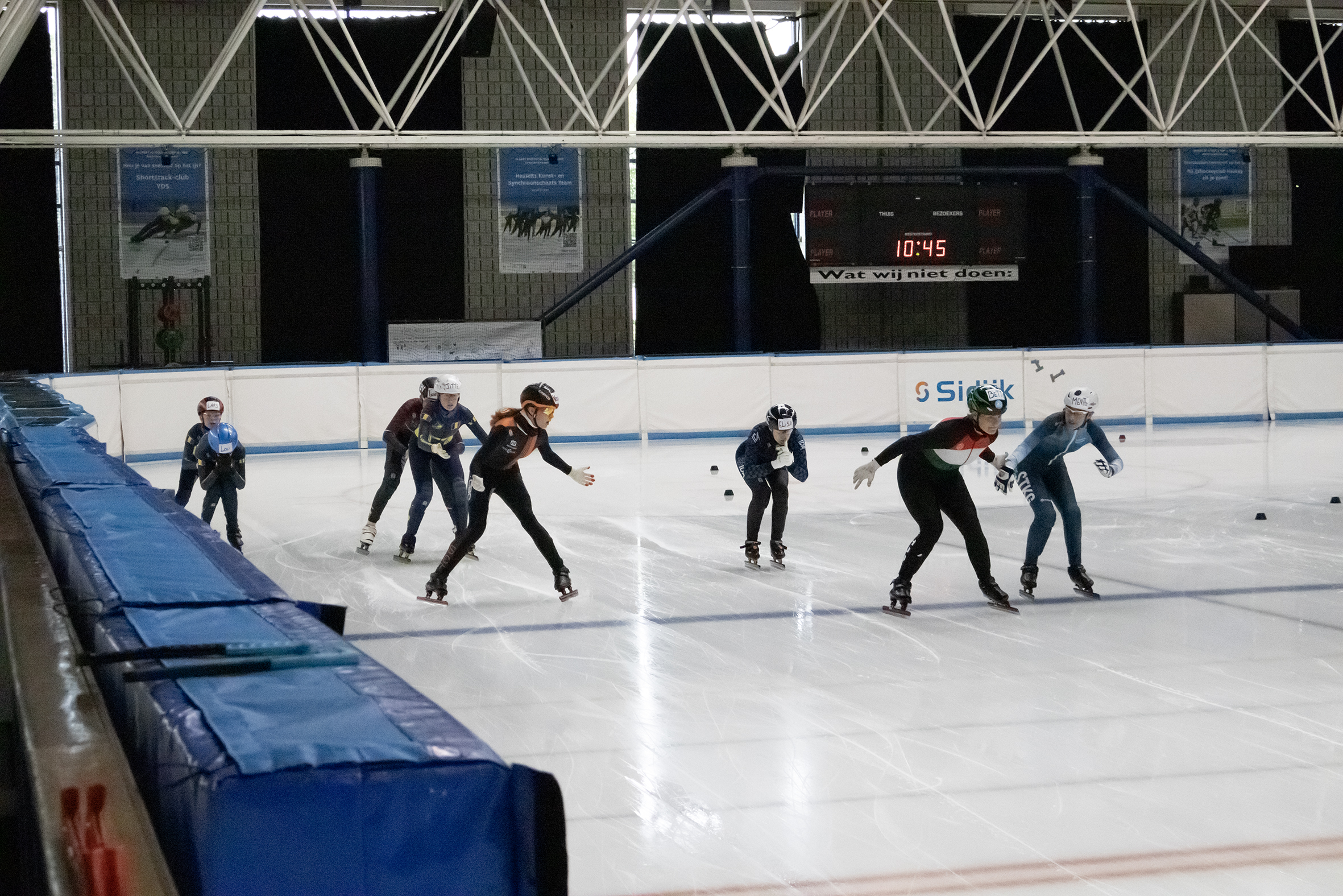 Sfeerbeelden Shorttrack schaatsen