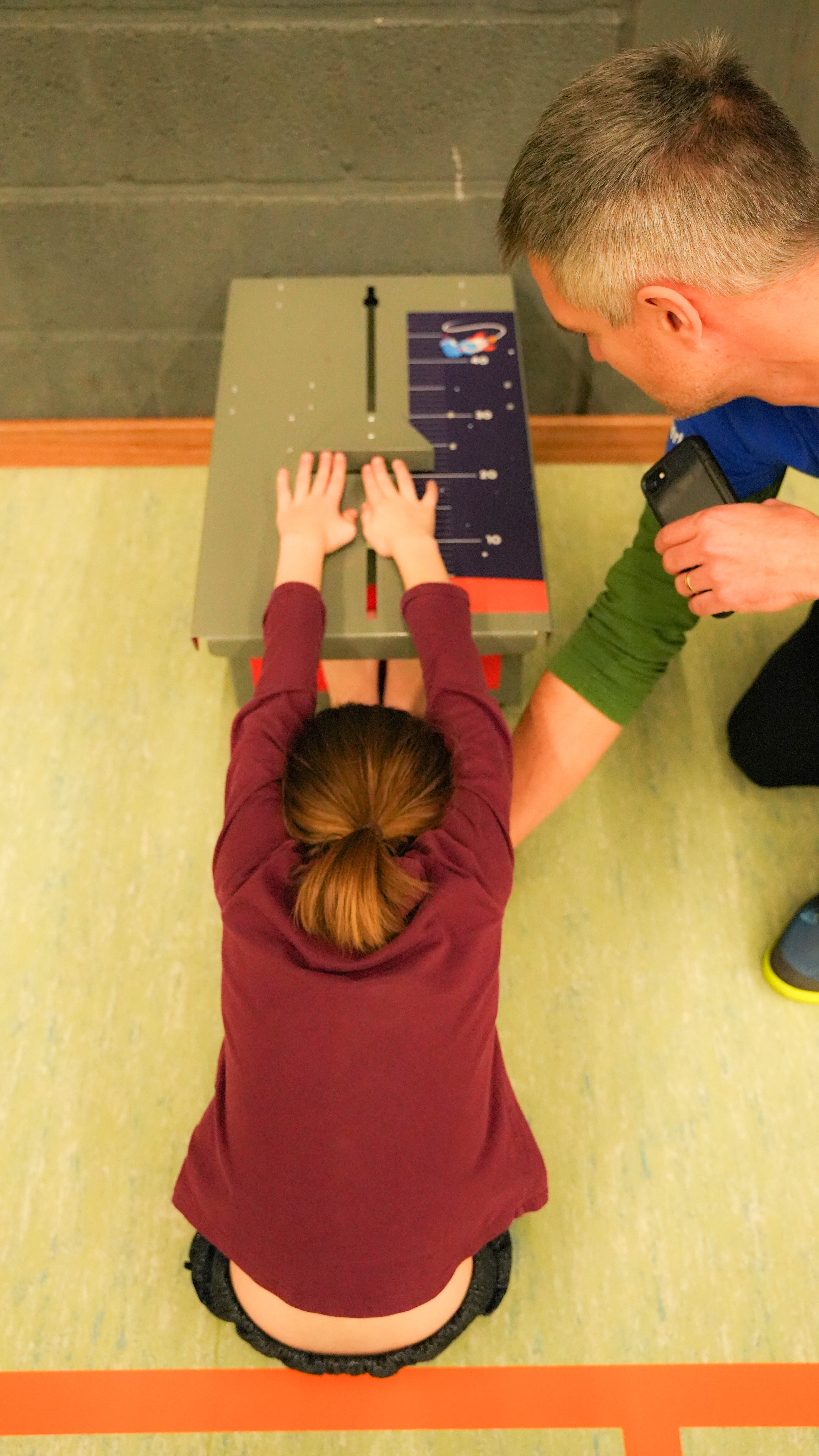 Sportkompas testafname verschillende proeven