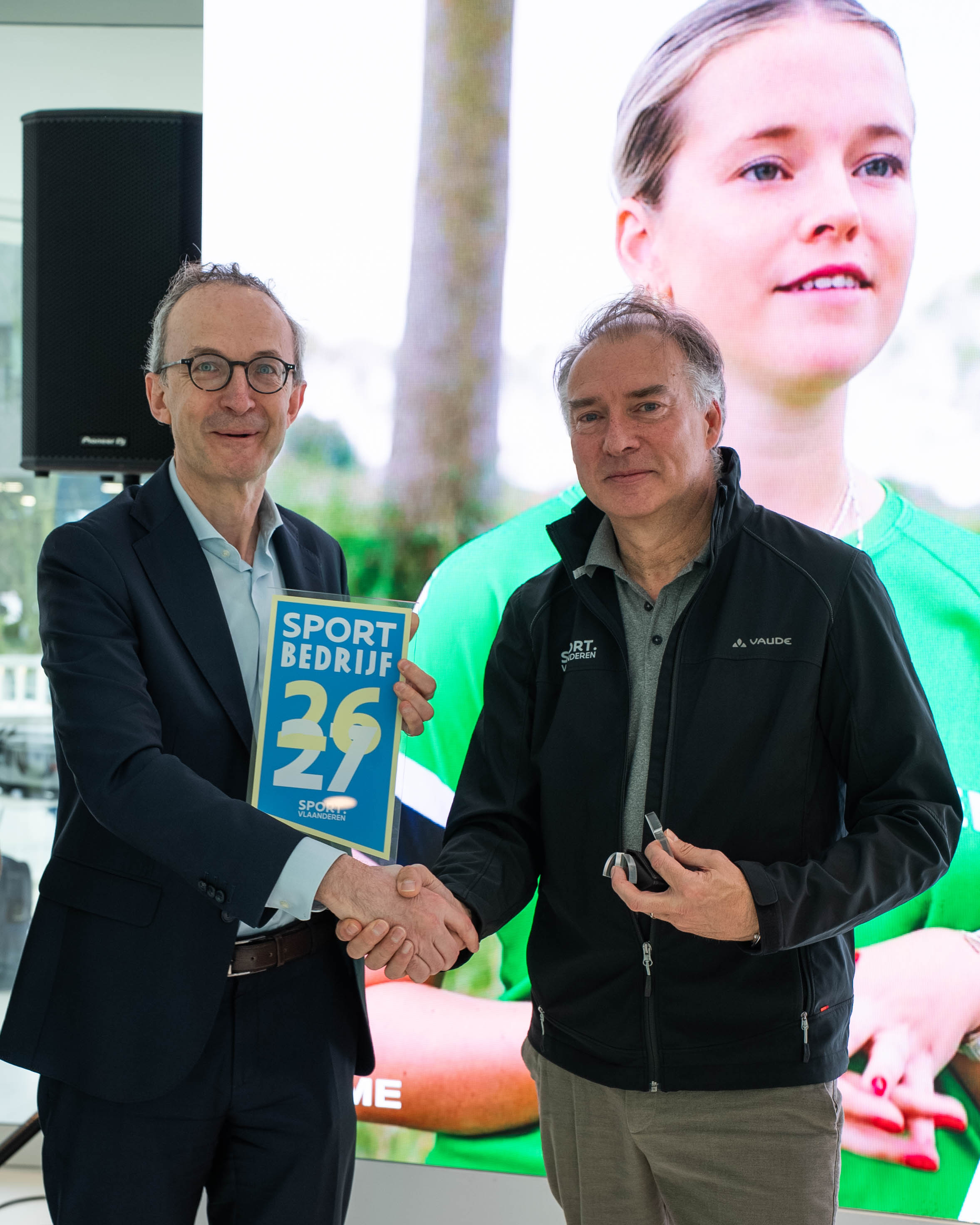 Het 300e label sportbedrijf werd op 11 maart 2026 uitgereikt aan de DEME Group